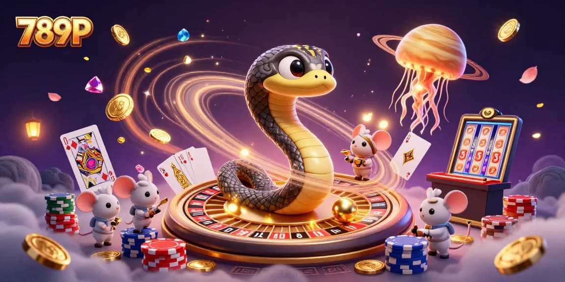Join the thrilling gambling adventure at 789P with vibrant cosmic casino elements and engaging gameplay!