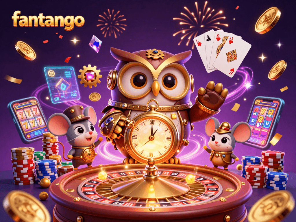 Experience the thrill of fantango with magical owls, casino elements, and vibrant gameplay.