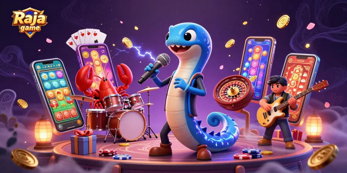 Spin and win with Raja game featuring vibrant characters and exciting casino elements.