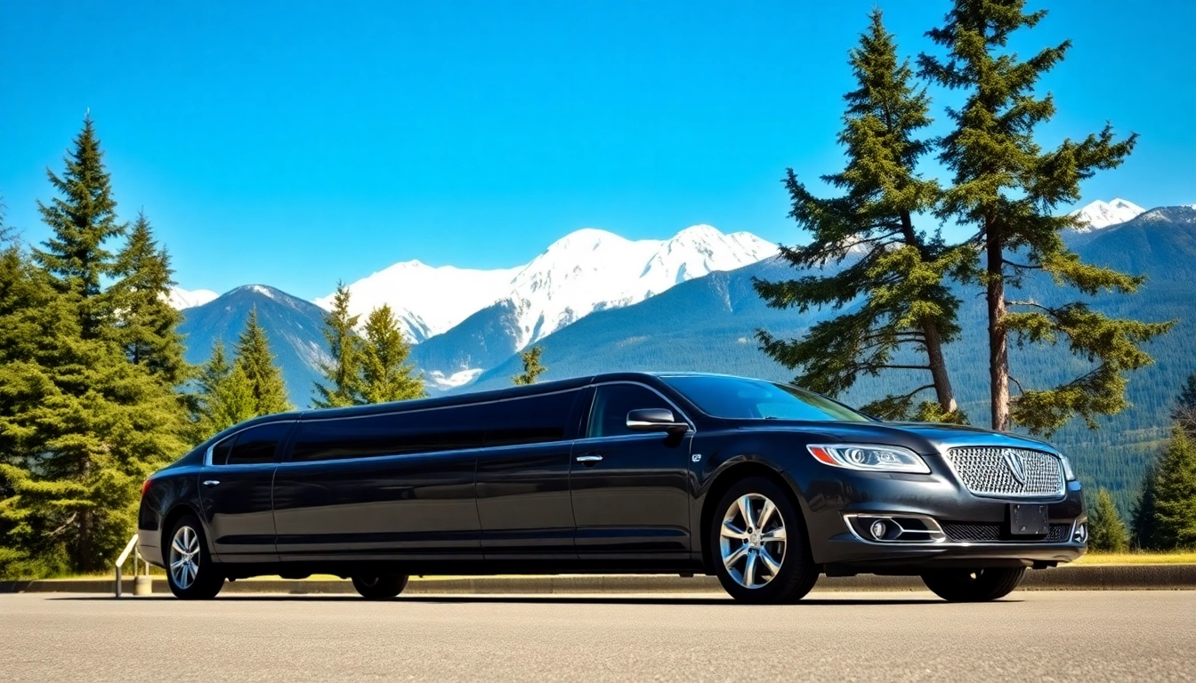 Experience the luxury of a vancouver to whistler limo amidst stunning mountain scenery.