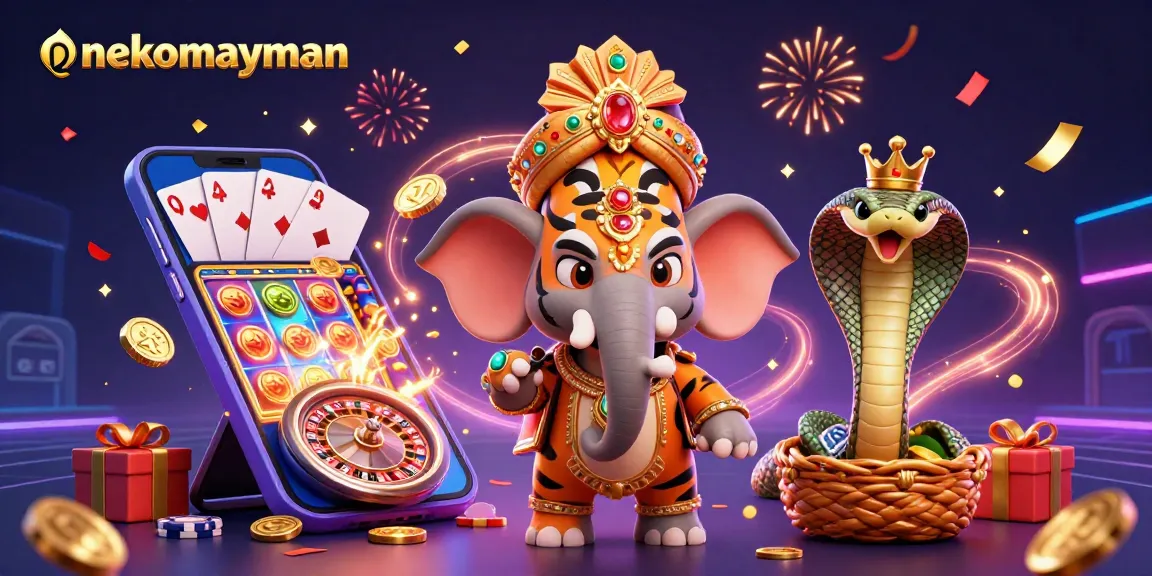 Win big playing games with nekomayman, featuring vibrant graphics and enticing rewards.