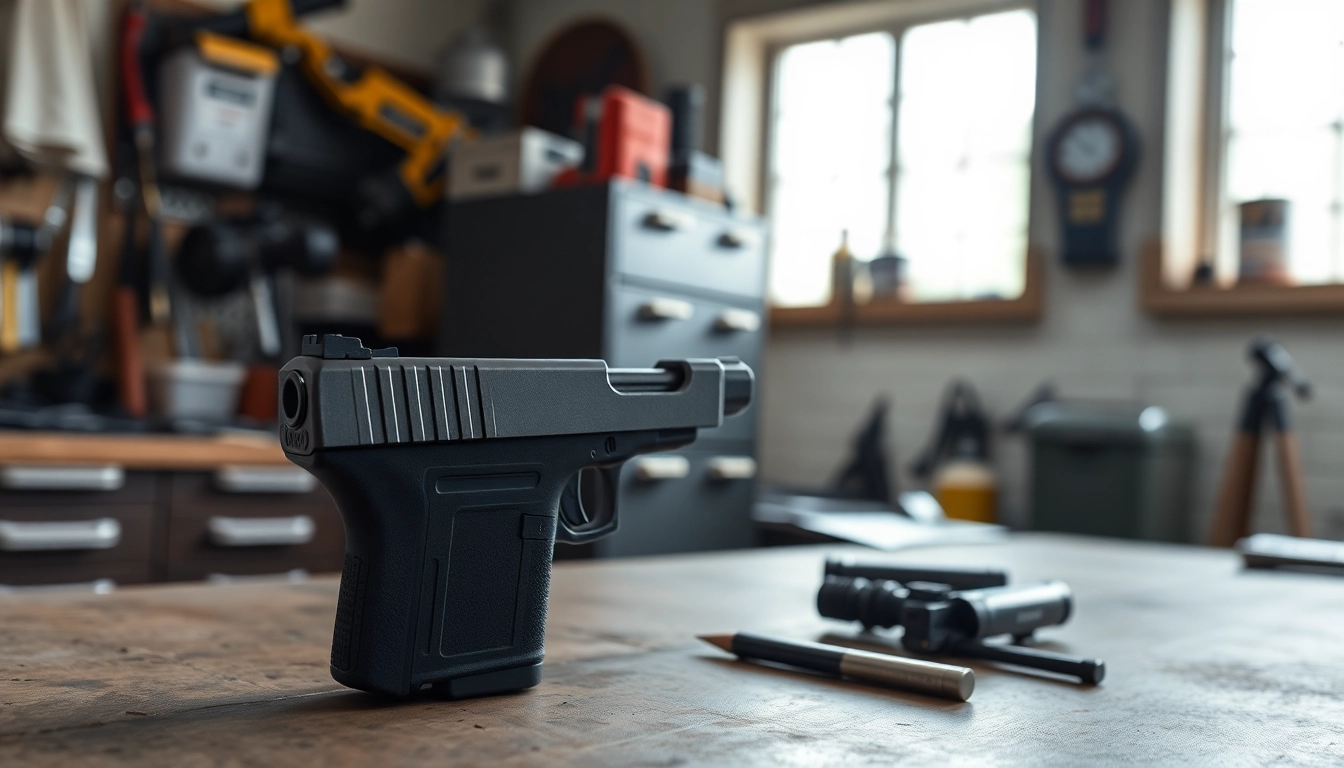 Examine the Glock 19 Gen 3 OEM slide showcasing its new design features and quality finish.