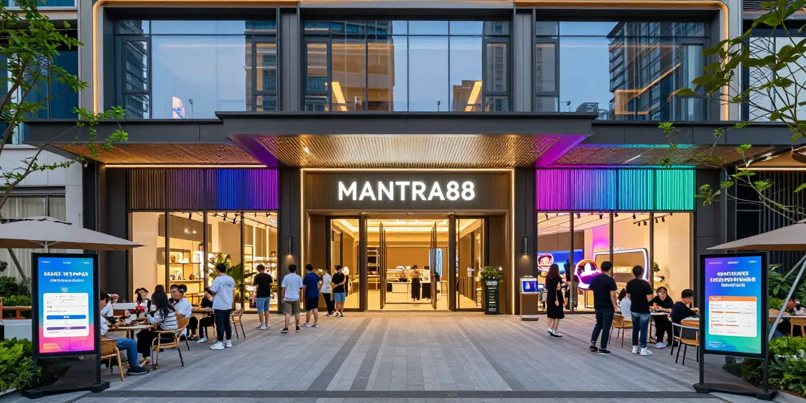 Engaging scene of visitors at MANTRA88, highlighting the mantra88 login for exclusive offers in a vibrant entertainment hub.