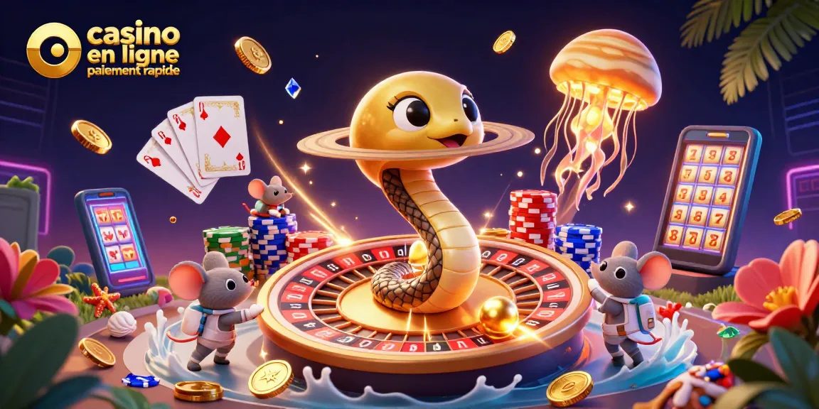 Jouez au casino en ligne paiement rapide avec des personnages amusants et des gains spectaculaires.
