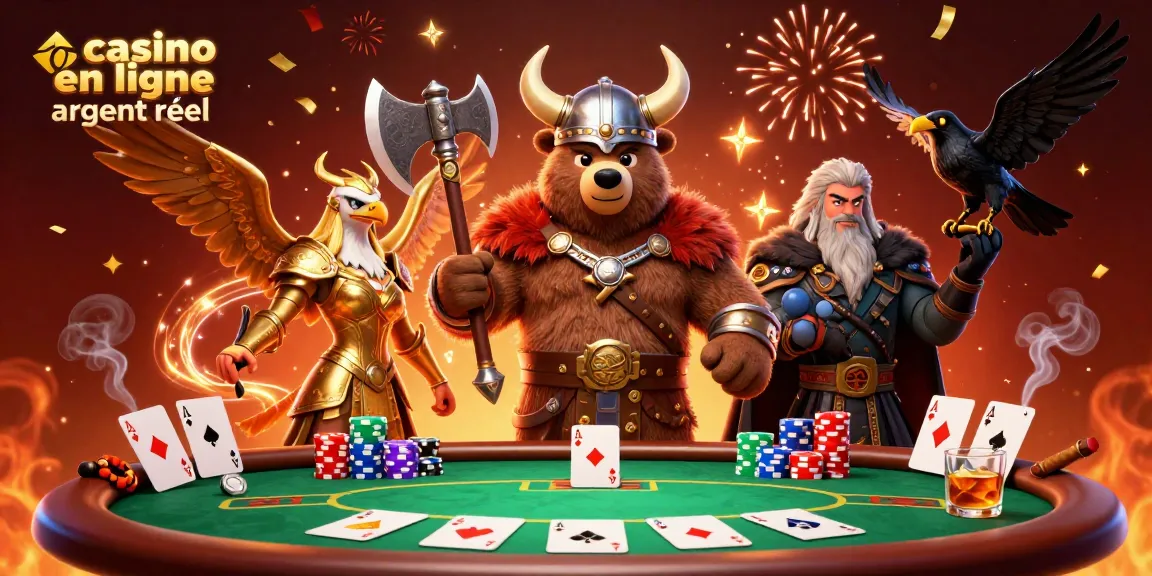 Gagnez avec casino en ligne argent réel grâce à une ambiance festive et des éléments de poker.