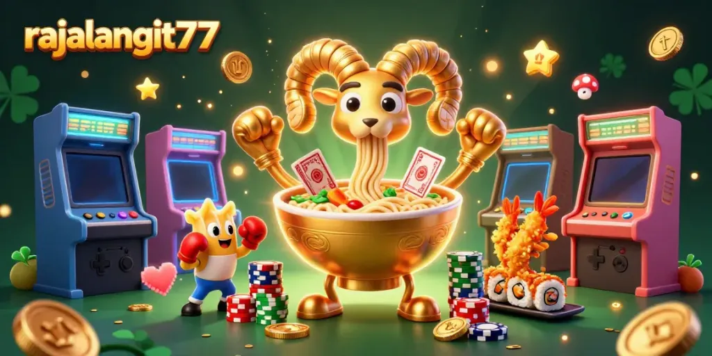 Permainan slot gaco di rajalangit77 dengan karakter 3D yang menghibur.
