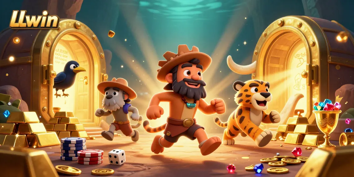 Win big at LLwin with an exciting prehistoric casino adventure featuring a caveman and tiger