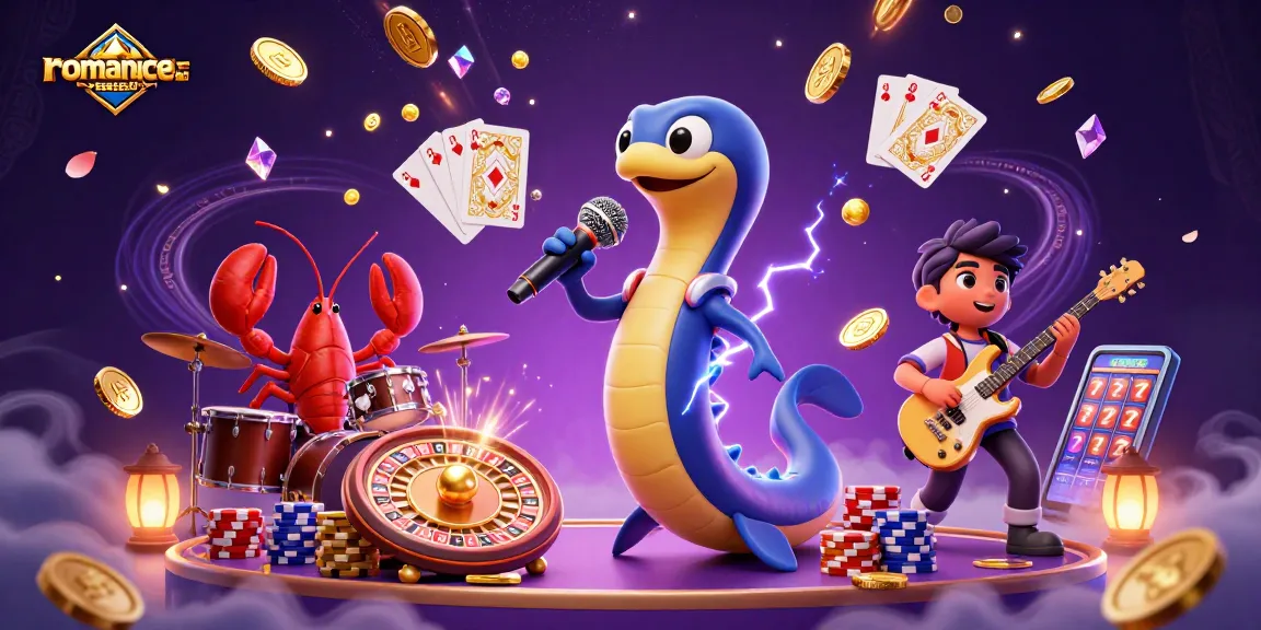 Experience excitement at romance-search with a vibrant underwater casino performance featuring lively characters.