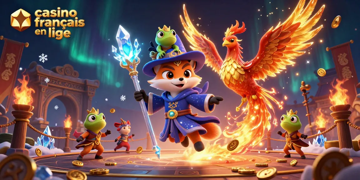 Rejoignez le casino français en ligne avec des personnages magiques et des éléments de jeu captivants.
