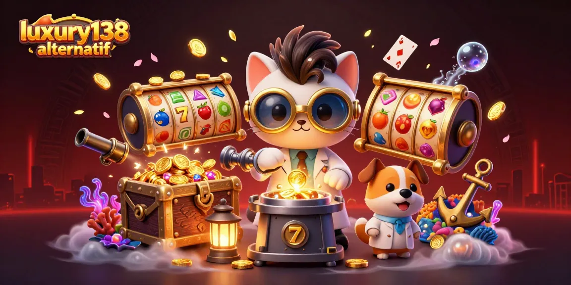 Memainkan luxury138 alternatif dengan kucing ilmuwan dan anjing pembantu dalam dunia kasino yang ceria.