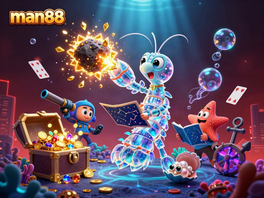 Experience man88's thrilling casino adventure with dynamic games and vibrant underwater treasures.