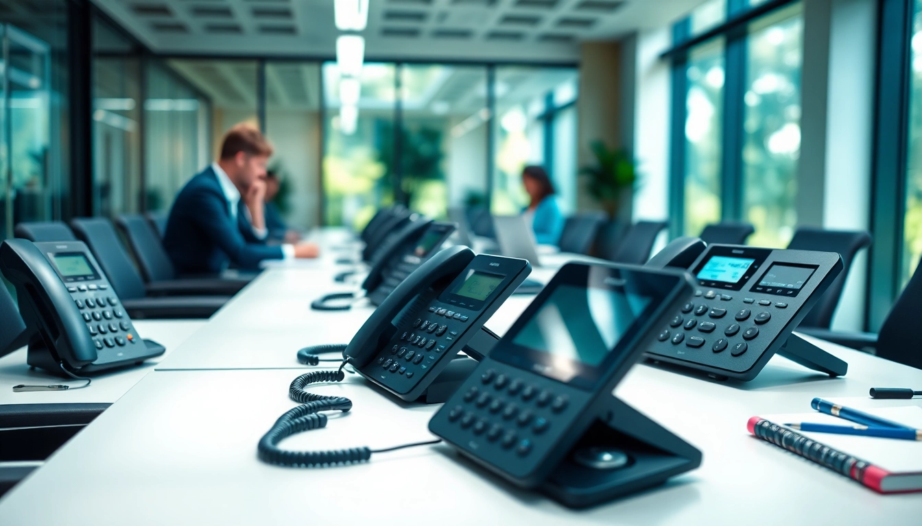 Implementing small business phone systems in an efficient office setting with modern communication tools.