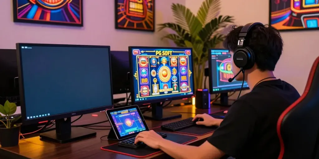 Exciting online gaming experience at PG SOFT slot thailand game with vibrant colors and immersive atmosphere.