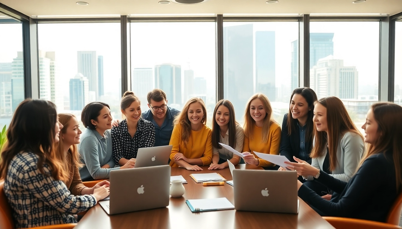 Showcasing a vibrant team at a consumer PR agency Melbourne, engaging in creative collaboration.
