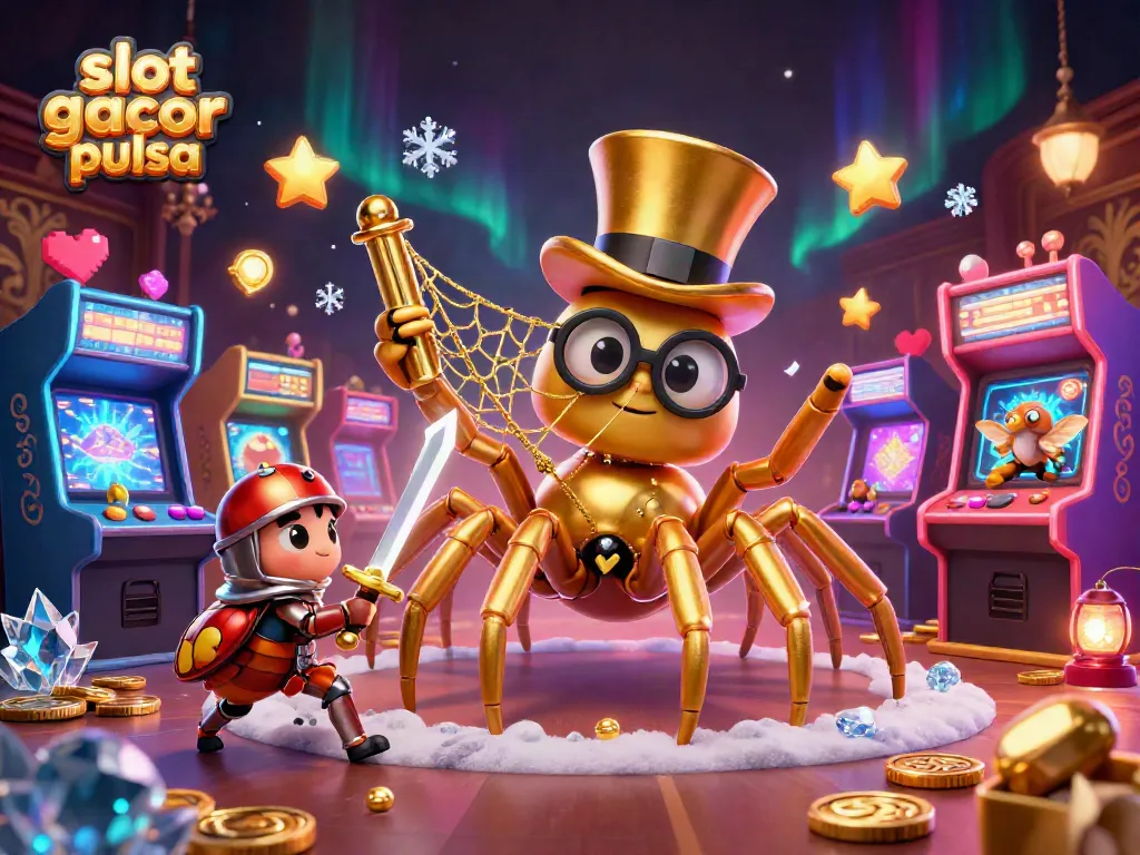 Experience exciting gameplay at slot gacor pulsa with colorful characters and vibrant casino elements.