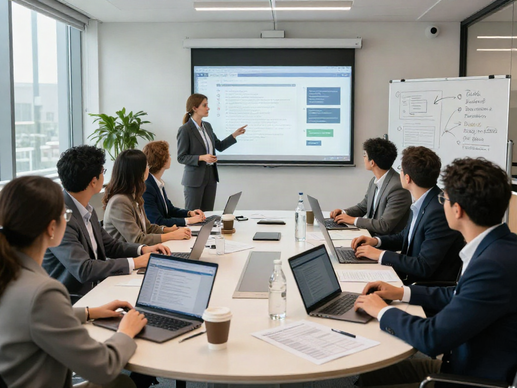 Collaboration for effective document fraud detection solution during a professional workshop.