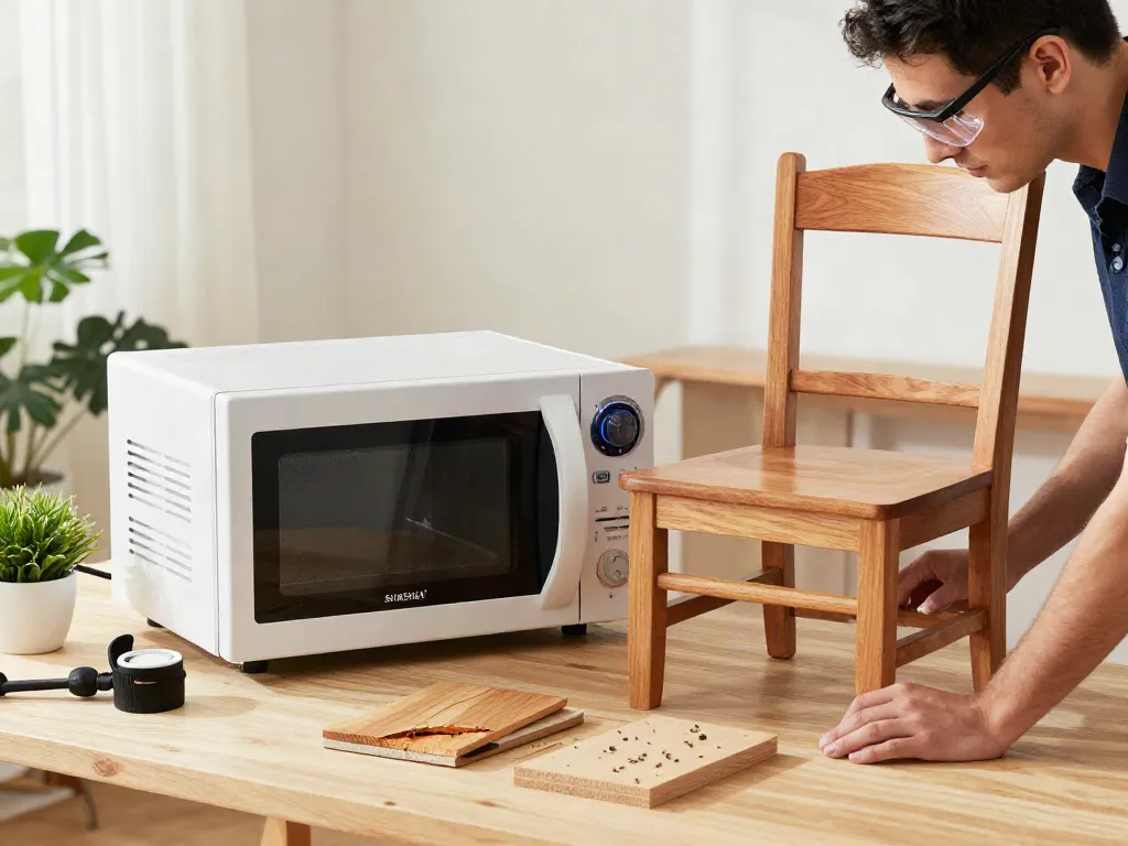 SHASHEL® microwave technology used for chemical-free wood treatment, eliminating wood-boring insects.