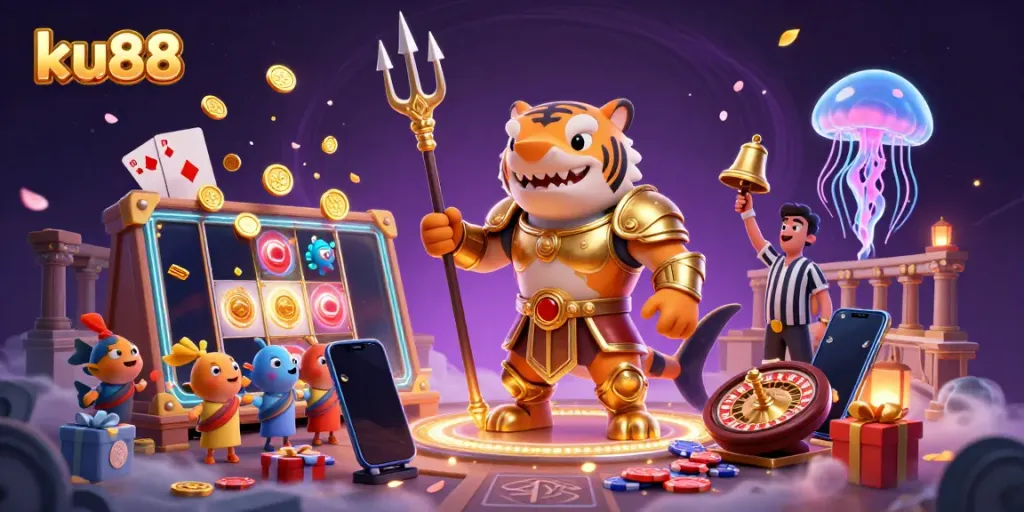 Engage in vibrant gaming with ku88's ferocious shark and thrilling slot action.