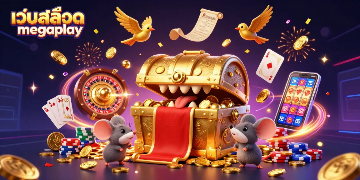 เล่นเกมสล็อตออนไลน์ที่เว็บสล็อต megaplay พร้อมรับโบนัสและเครดิตฟรี 100%