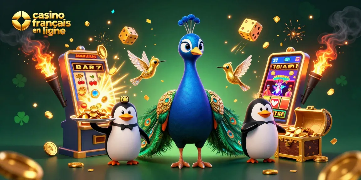 Profitez de l'excitation du casino français en ligne avec des personnages animés et des jeux captivants.